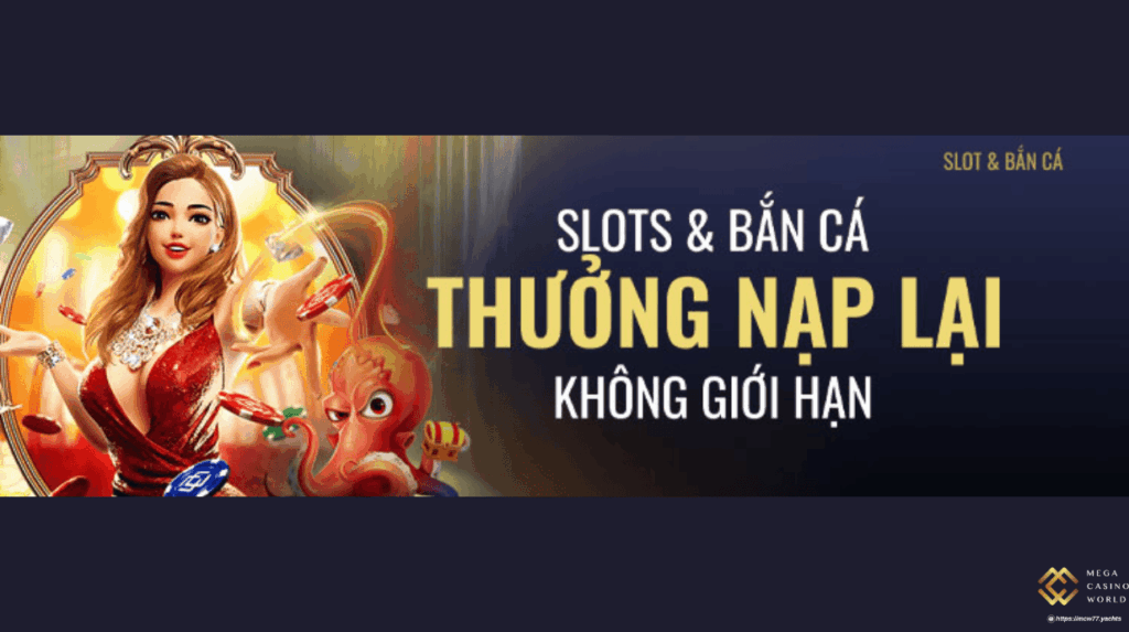 Các dòng game slot phổ biến nhất tại MCW77