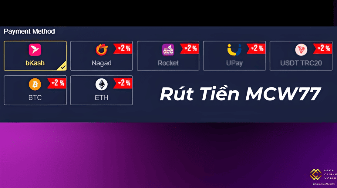 Rút Tiền MCW77 – Hướng Dẫn Chi Tiết, Nhanh Gọn Trong 5 Phút