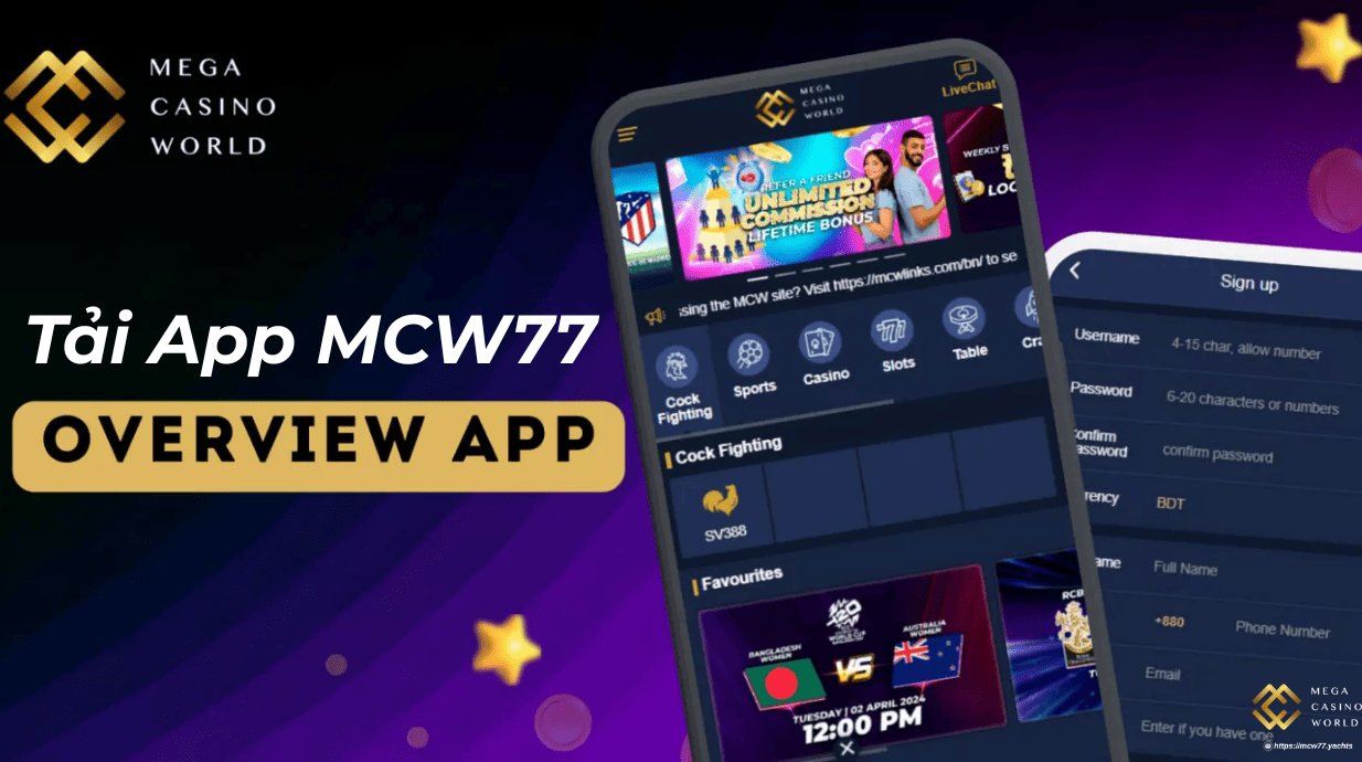 Tải App MCW77 – Truy Cập Nhanh, Chơi Mượt, Bảo Mật Cao